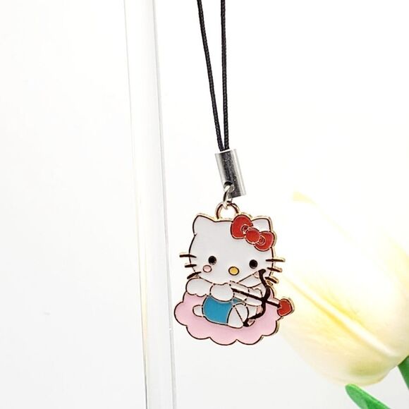 Brand New Hello Kitty Keychain Phone USB - Picture 1 of 4